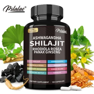 Shilajit, Ashwagandha, Rhodiola Rosea, Panax Ginseng